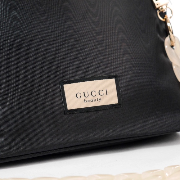 Gucci Converted Cosmetic Black Pouch Bag NEW - Picture 3 of 13